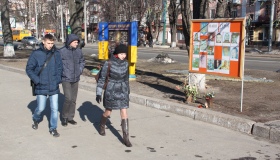У Полтаві демонтували наметове містечко поблизу ОДА