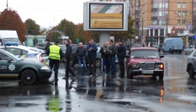 У Полтаві сталася аварія за участю поліцейської автівки
