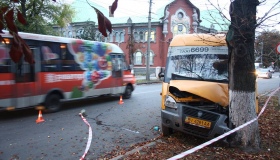 Майже одночасно у Полтаві сталися чотири дорожні аварії