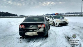 Гонитва за порушником на Полтавщині: поліція переслідувала нетверезого водія від Полтави до Чутового. ВІДЕО