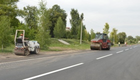 На Полтавщині почали застосовувати дорожню розмітку довговічними матеріалами