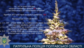 Протягом двох тижнів за кермом попалися більше півсотні нетверезих водіїв