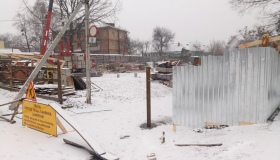У Полтаві перекрили підйом на вулицю Панянки. ФОТО