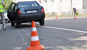 У ДТП в центрі Полтави легковик збив чоловіка