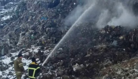 Під Полтавою вкотре горіло сміттєзвалище