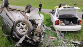 На Полтавщині не розминулися два легковики: водії у лікарні