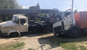 У Полтаві спецтехніка водоканалу провалилася у колектор