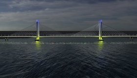 В акваторії Дніпра триває будівництво нового кременчуцького мосту&nbsp;