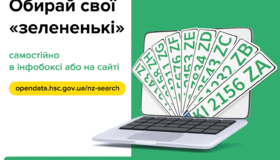 Зелені номерні знаки для електромобілів з'явилися у відкритому доступі