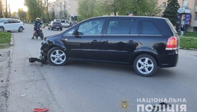 У Гадячі тяжкі травми в ДТП отримав юний мотоцикліст