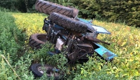 На Полтавщині трапилася ДТП з трактором