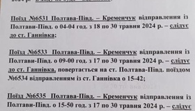 Ремонт на залізниці: змінився графік руху поїздів