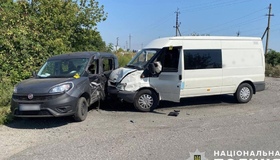 Внаслідок ДТП на Миргородщині травмувалася пасажирка мікроавтобуса