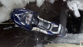 Двоє миргородчан умудрилися травмуватися під час аварії на снігоході
