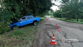 У селі на Полтавщині в ДТП постраждали троє людей