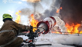 На&nbsp;Полтавщині внаслідок атаки другу добу палає підприємство