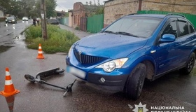 У&nbsp;Полтаві легковик збив  хлопчика на самокаті