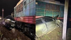 На&nbsp;Полтавщині тепловоз розчавив авто