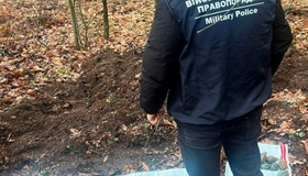 На Полтавщині у лісосмузі виявили схованку зі зброєю